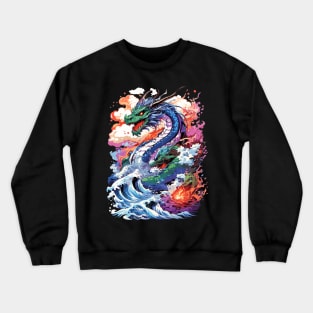 Angry dragon Crewneck Sweatshirt